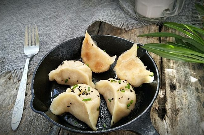 白菜肉煎饺