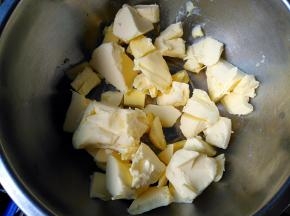 黄油事先软化