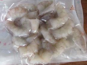 冷冻的青虾仁提前解冻