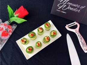 用温水洗净枸杞子点缀一下。用奈瓷刀削的青瓜片很均匀，切肉特别给力，用起来很顺手，菜也烧的更健康美味。