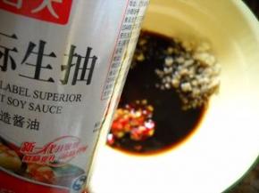 淋入生抽。