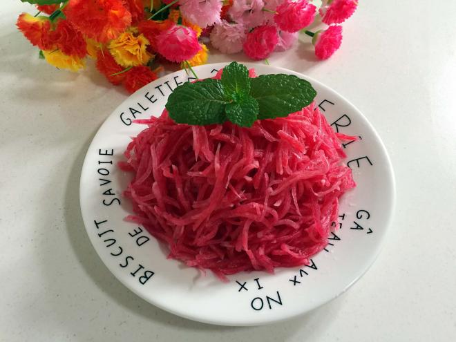 糖醋心里美萝卜