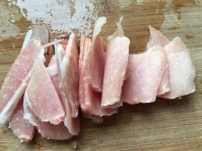 肉冷冻一会切片