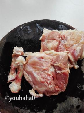 鸡腿排剔除骨头