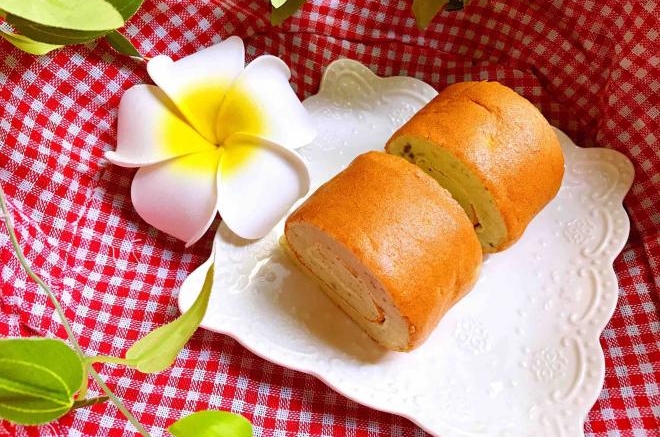 低油柔软香蕉蛋糕卷