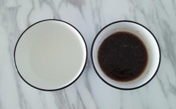 白糖水:白糖15g、盐2g、水50克、玉米油10g混合均匀
红糖水:红糖30g、盐2g、水50克、玉米油10g混合均匀