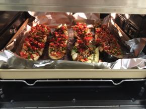 烤箱提前预热190度，上下火，烤20分钟