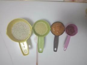 准备好所有原料。