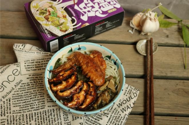 香菇鸡翅牛肉粉