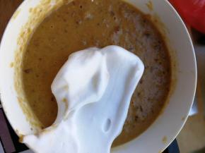 用戚风蛋糕一样的手法拌匀