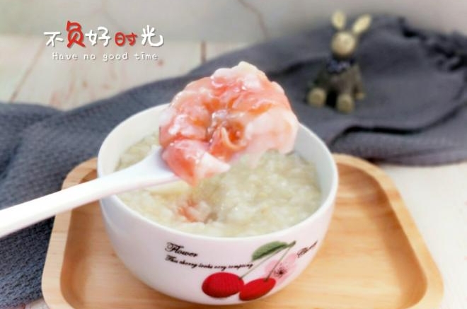 虾仁山药小米粥