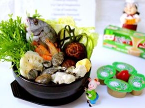 所有的食材都处理干净后