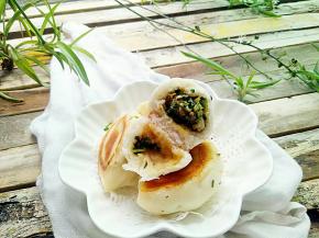 好好吃的煎包。