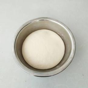 面团发酵完成。