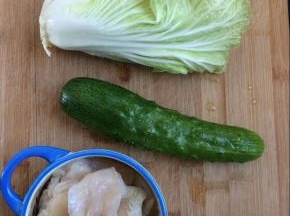 准备食材。
