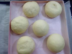 发酵至2到2.5倍，二发好提前预热烤箱上下火180度，刷上全蛋液，撒上芝麻、椰蓉等都可以。