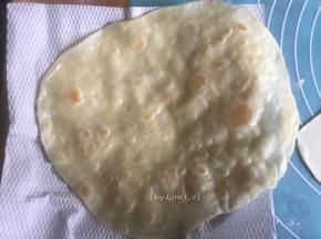 盖上电饼铛盖子，用烙饼模式烙烤约1分来钟即可，依次烙好所有的饼