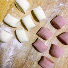 每个面团各分成6个小面团