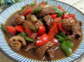 爆炒腰花很嫩很嫩！