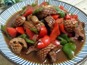 爆炒腰花很嫩很嫩！