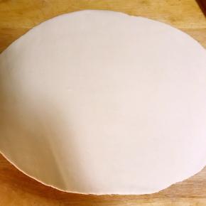 醒好后擀成面片