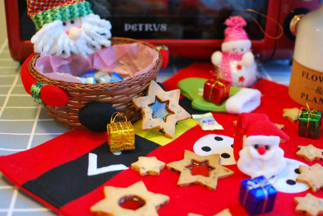 【圣诞节】蔓越莓玻璃糖饼干