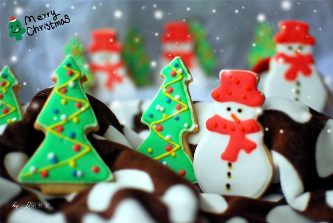 圣诞糖霜饼干