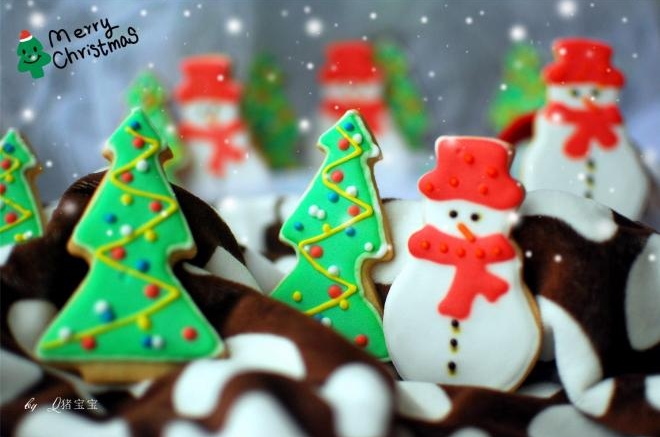 圣诞糖霜饼干