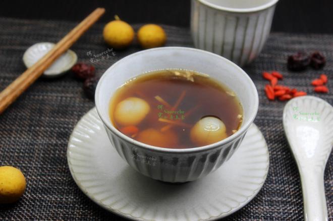 冬日暖胃茶，枸杞桂圆红糖茶