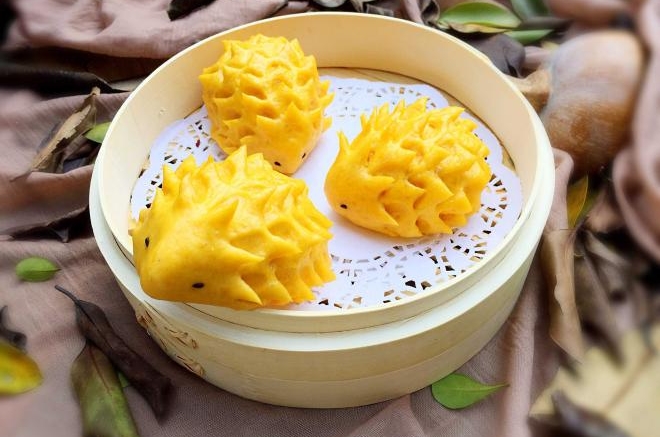 小刺猬南瓜馒头