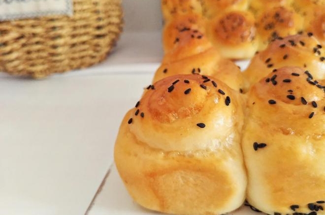 蜂蜜脆底小面包