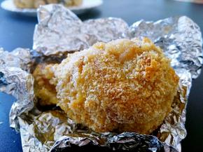 成品图
不用油炸不油腻，宝贝一下吃了3个