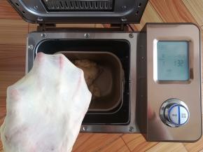 和面28分后拉一个手套膜