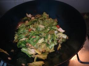 放点香醋炒匀即可