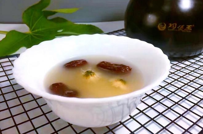 菊花苹果汤