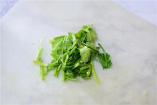 切香菜段