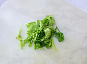 切香菜段