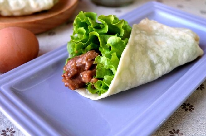 嫩牛肉卷饼