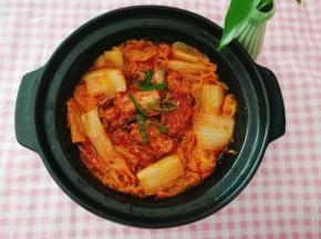 出锅后撒一点葱花