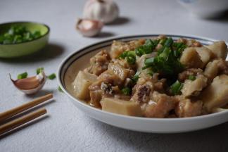 时间到，米饭和菜都一起熟了