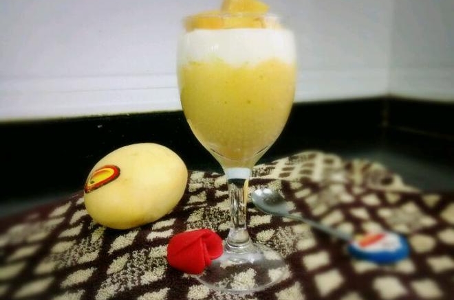 芒果酸奶杯