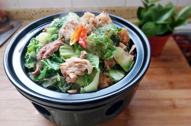 牛肉粉丝烧白菜