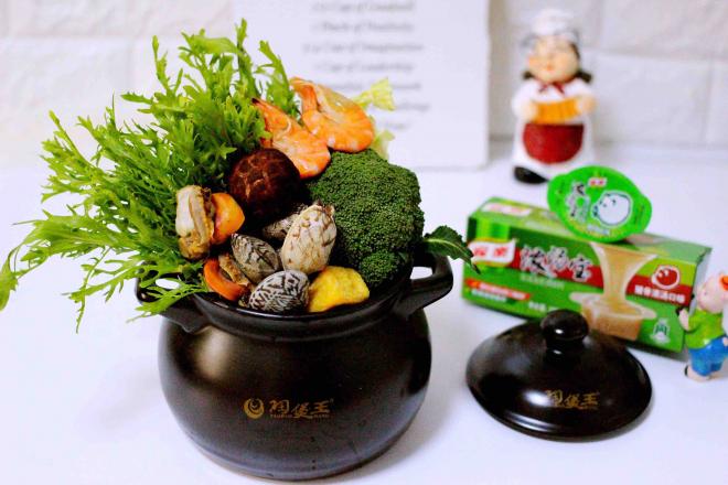 麻辣海鲜什锦营养火锅