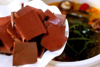 再加入切片的猪血