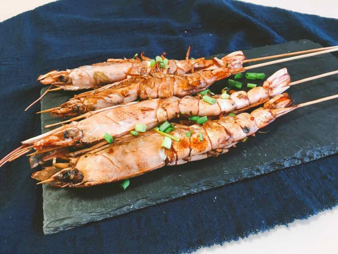 蒜香烤大虾