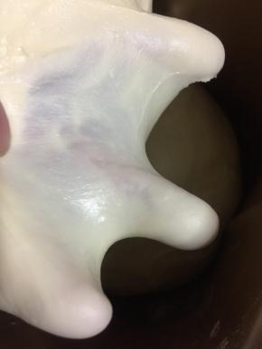 继续按和面程序20分钟，揉出膜即可！