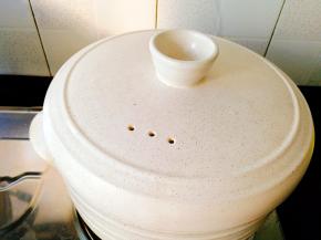 盖子盖上煲15分钟左右