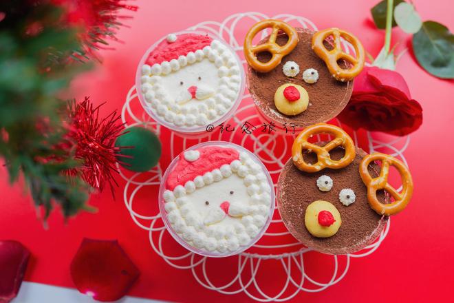 简单易上手的圣诞奶油杯子蛋糕