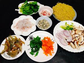 全部食材准备好