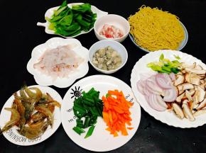 全部食材准备好